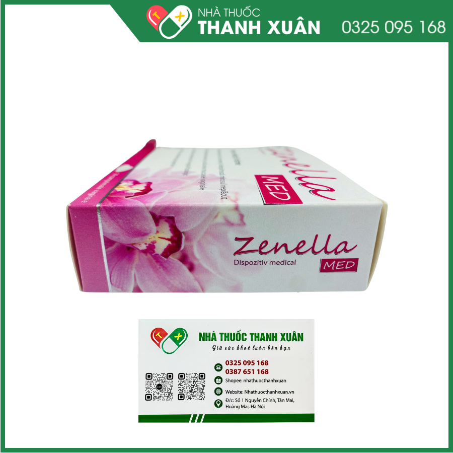 Zenella MED - Viên đặt âm đạo giúp phòng ngừa và điều trị viêm âm đạo